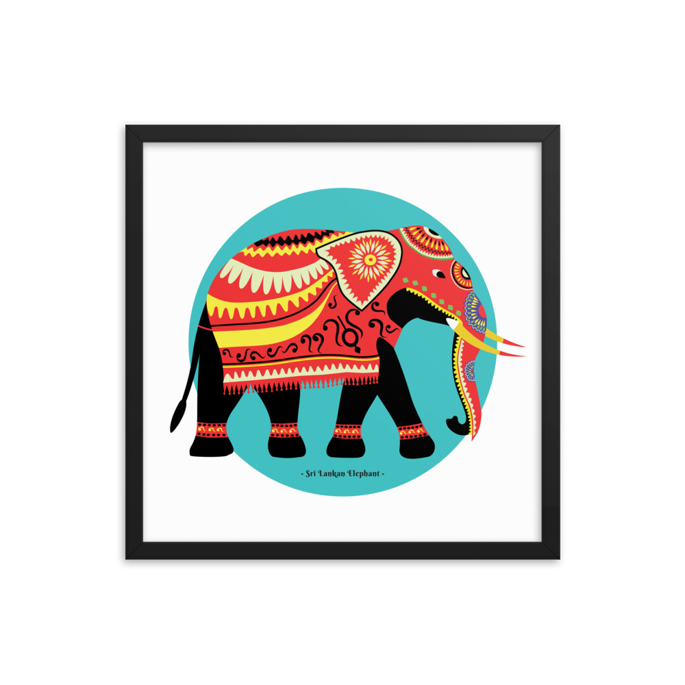 sri lankan elephant drawing